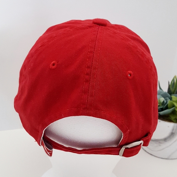 Puma❤Red Cotton Cap/Hat W/ Curved Brim Adjustable Size - Picture 6 of 10